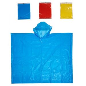 Wasserfeste Poncho mit Kapuze 110 x 87 cm Für Kinder