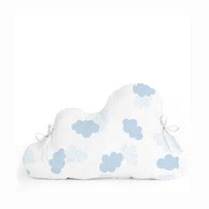 Wiegenschützer HappyFriday Basic Kids Clouds Blau 60 x 40 cm